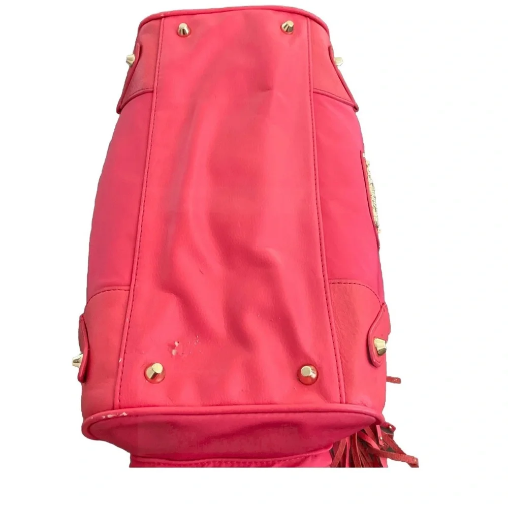 Y2K Vintage 2013 Juice Couture, Malibu Nylon Daydreamer Shoulder Bag,Barbiecore - Picture 4 of 14